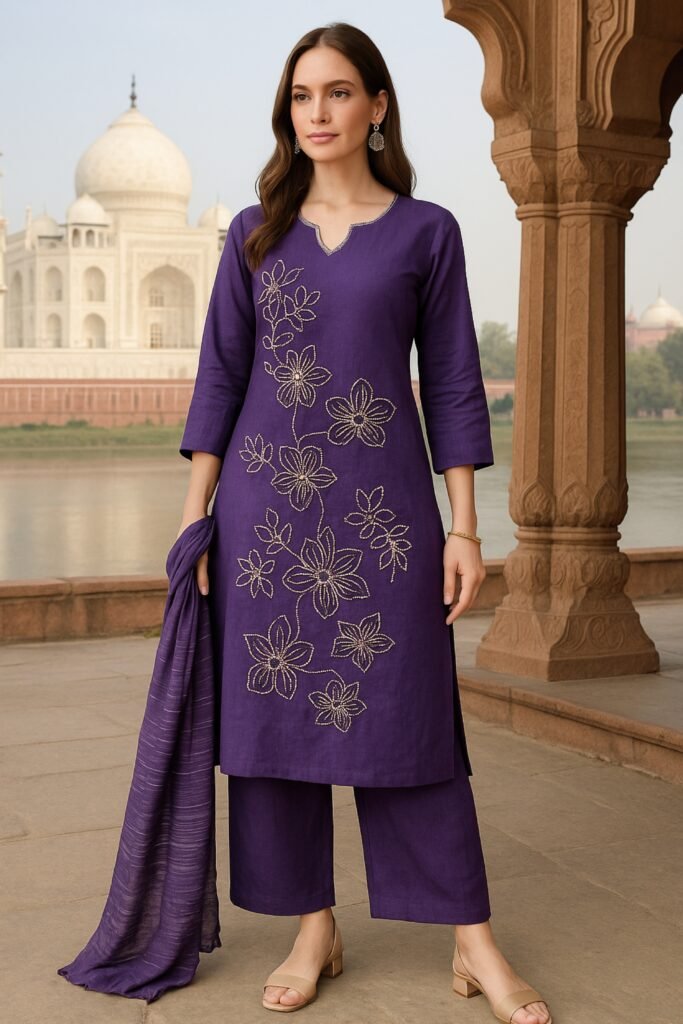 Embroidery Kurta Set for women