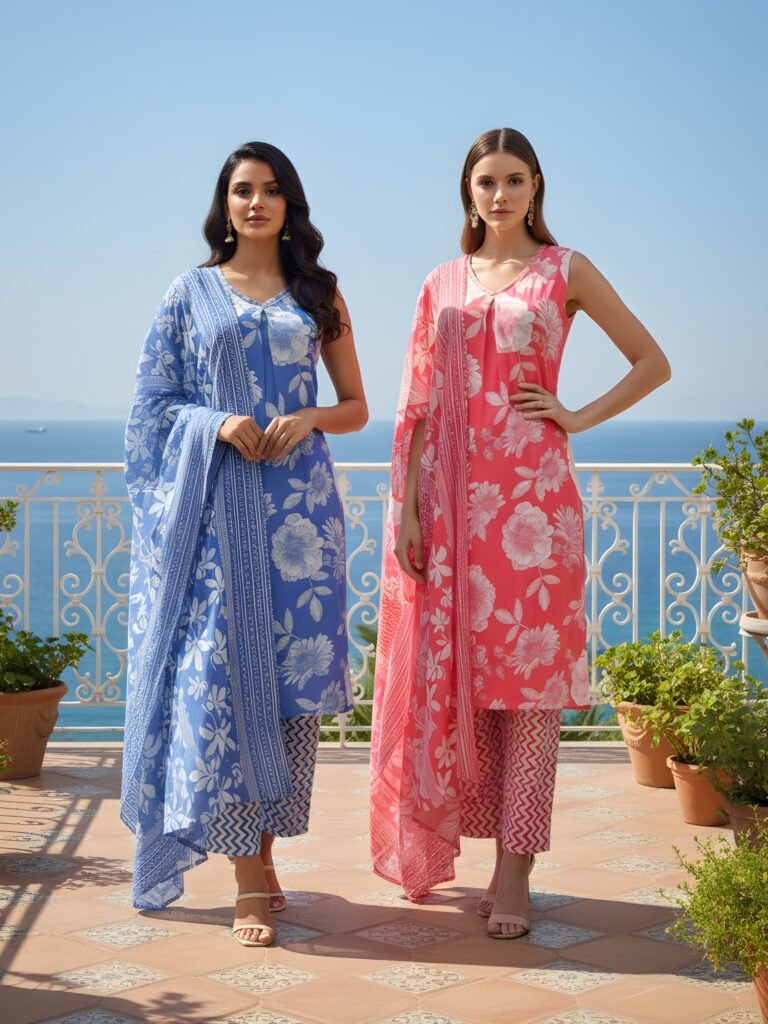 Cotton Kurta set by Sarisha