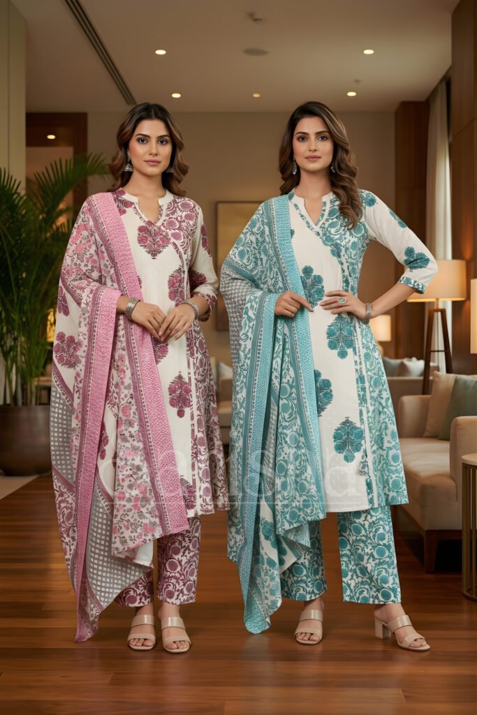 cotton kurta set by Sarisha